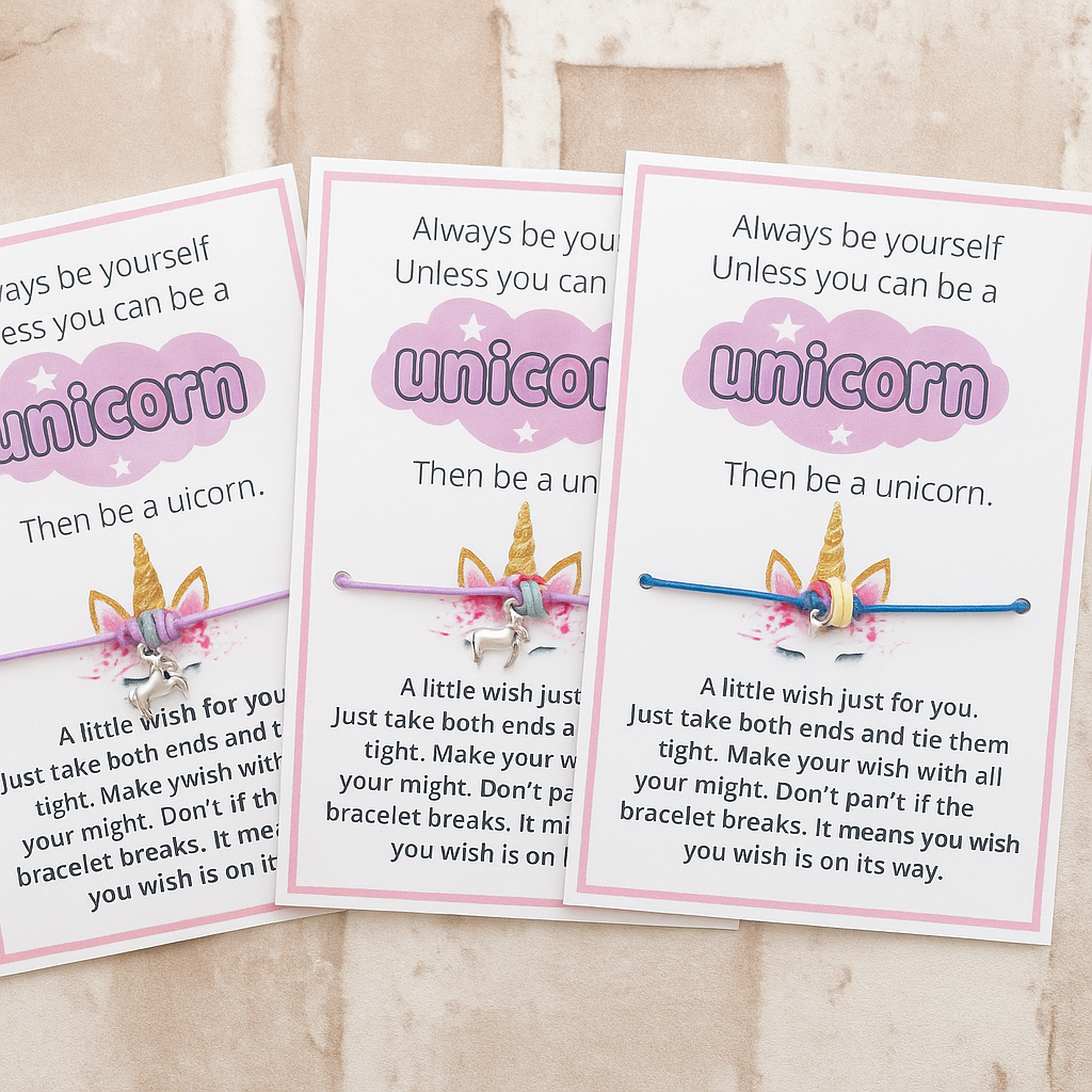 🦄 Be a Unicorn Wish Bracelet – Believe in Magic & Make a Wish