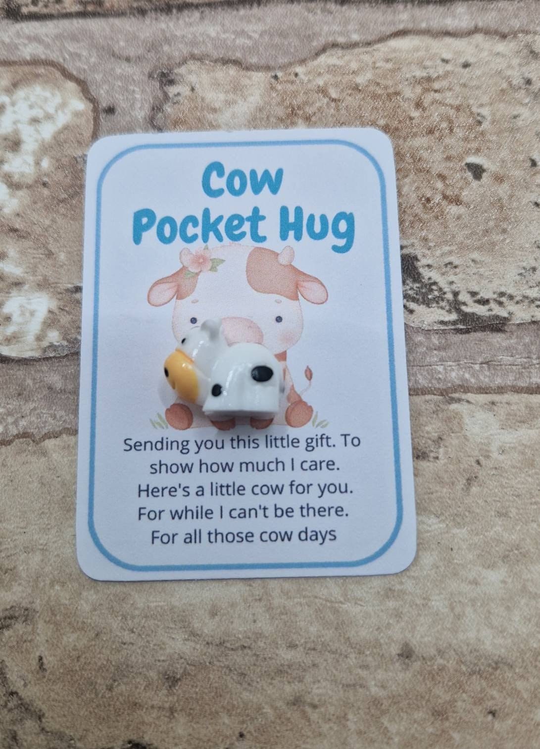 Cow Pocket Hug – A Cute Little Token of Love & Comfort
