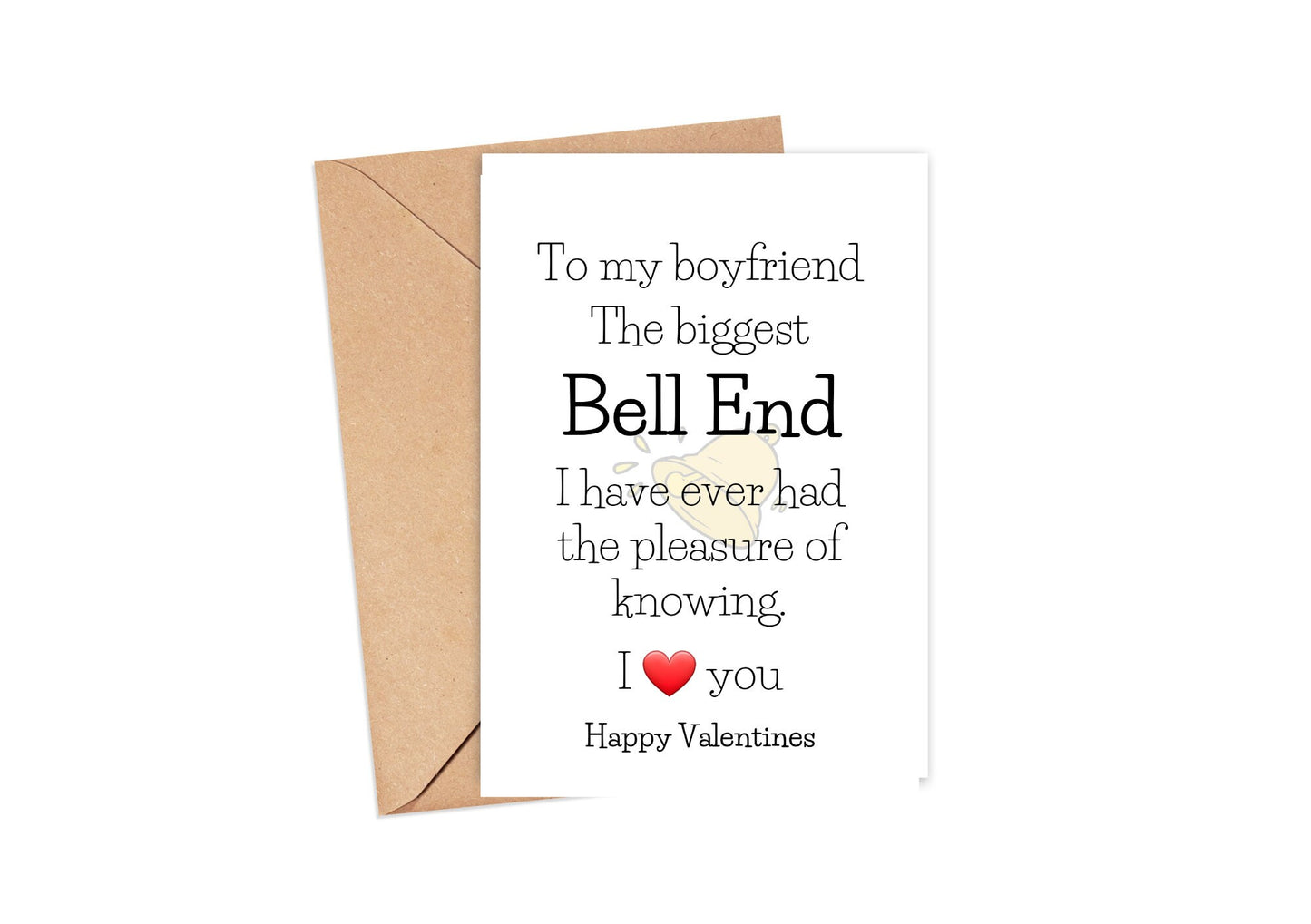 💌 “To The Biggest Bellend” Funny Valentine’s or Birthday Card