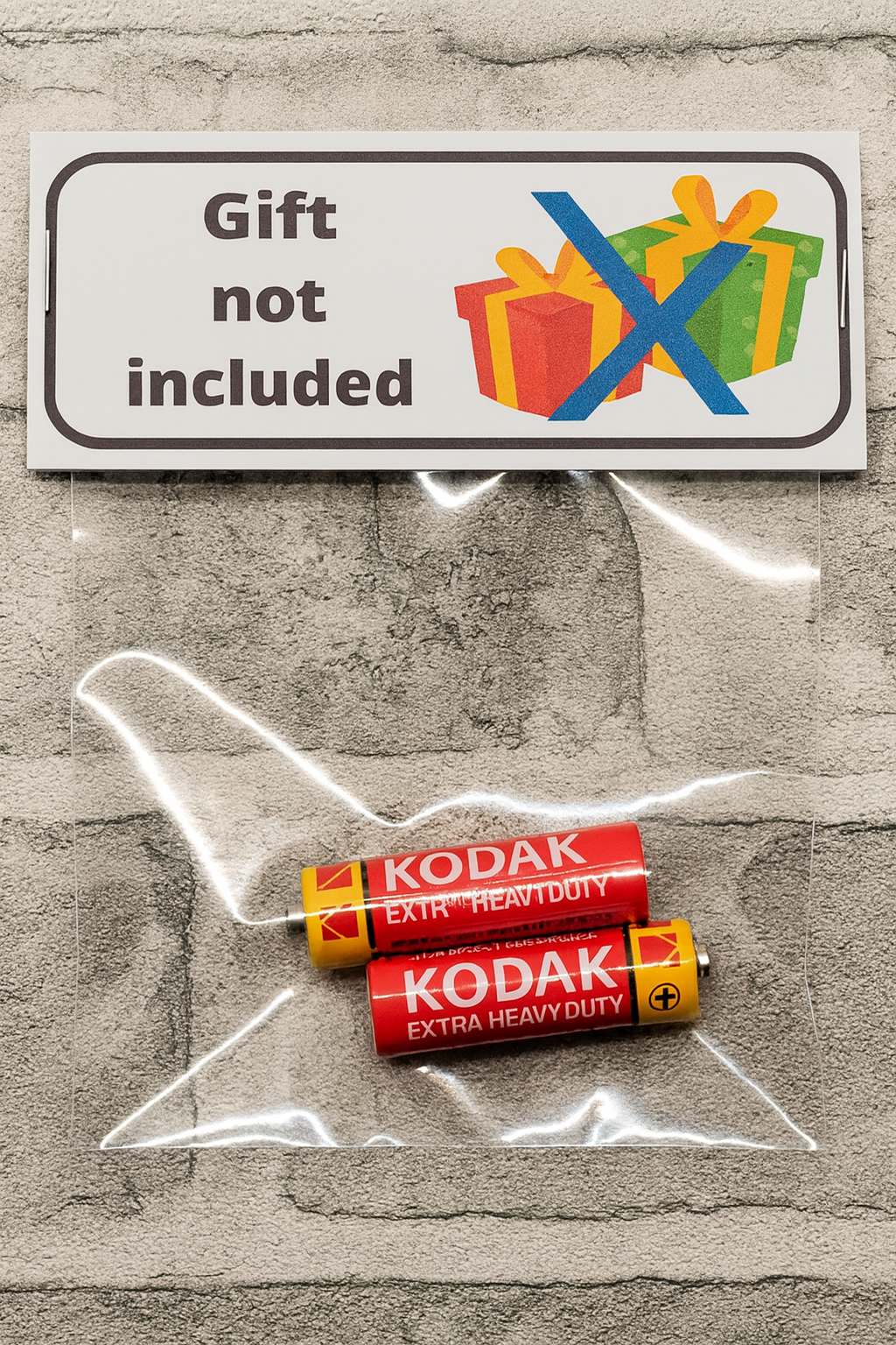 Gift Not Included – Funny Joke Gift