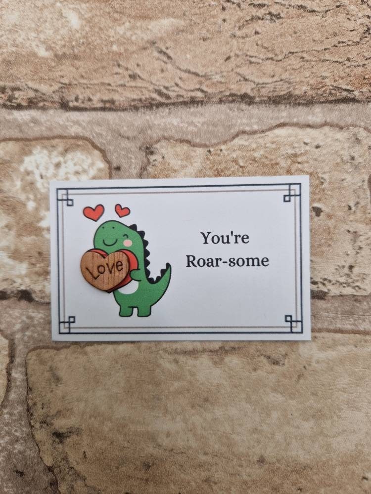 🦖 You’re Roar-some Pocket Hug – Cute Dinosaur Gift