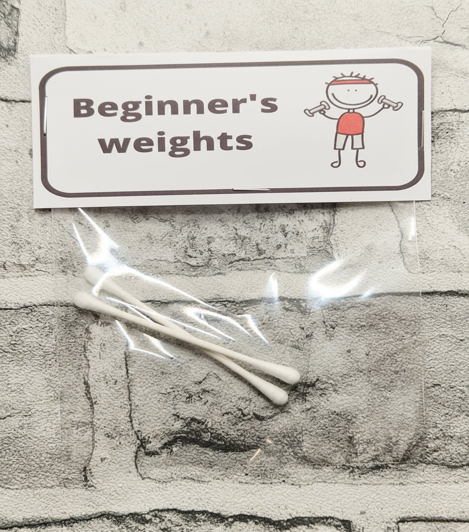 🏋️‍♀️ Beginner’s Weights – Funny Joke Gift for Gym Lovers & Couch Potatoes