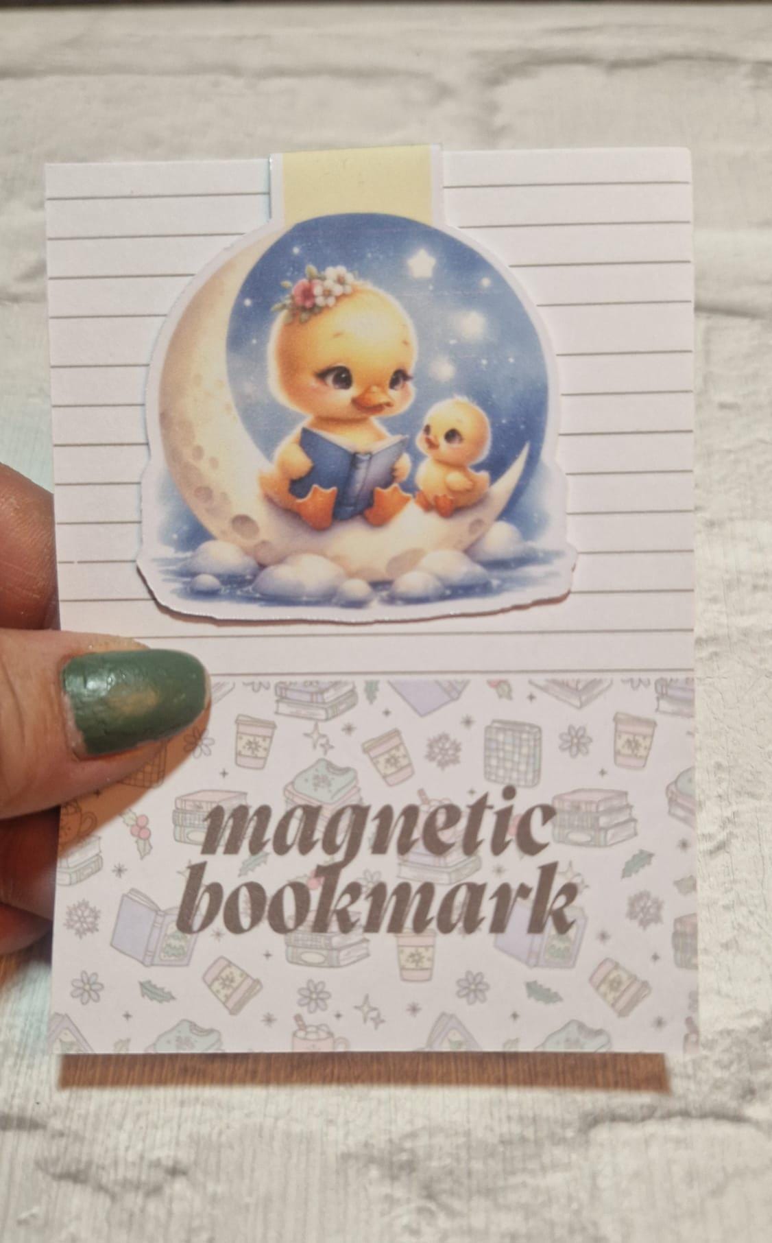 🦆 Mum and Baby Duck Magnetic Bookmark – Cute, Practical & Perfect for Book Lovers