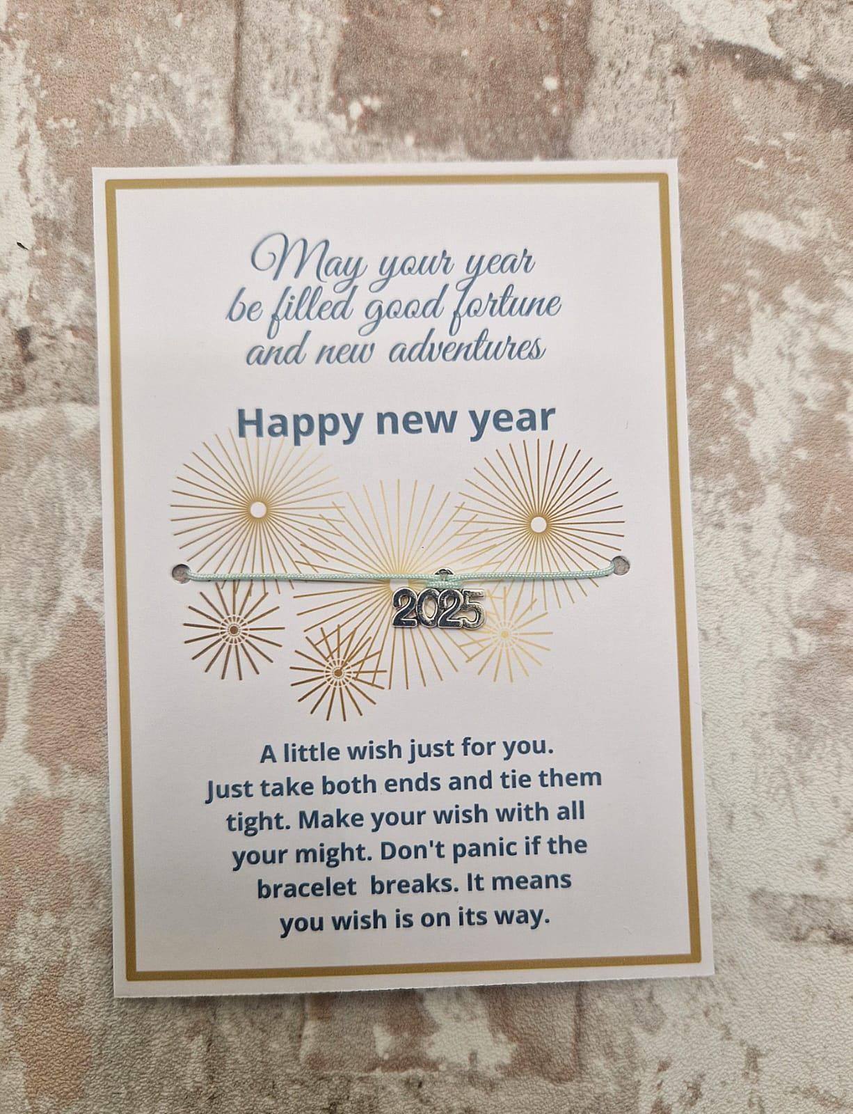 🎆 Happy New Year Wish Bracelet – A Fresh Start for 2026