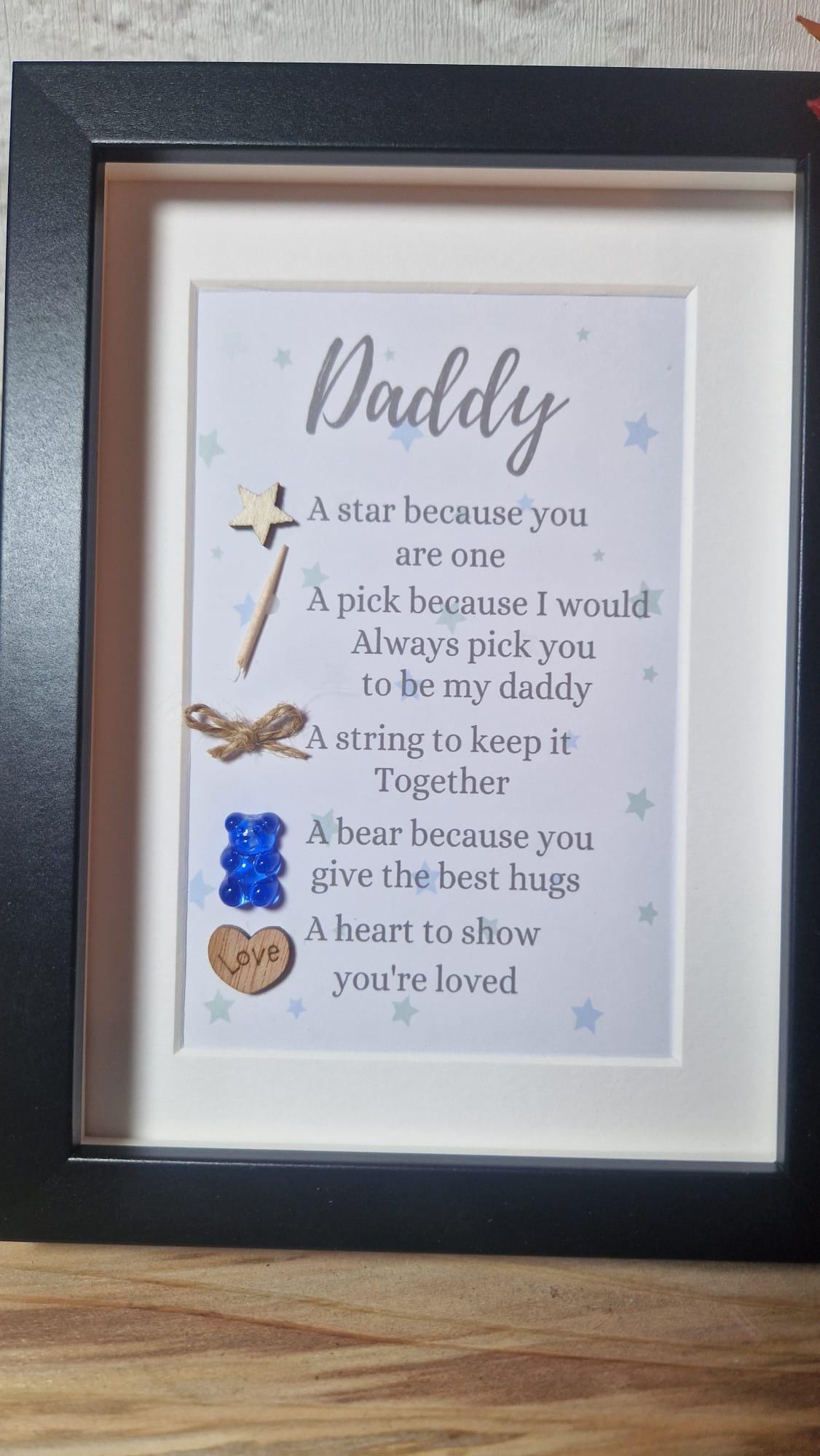 Dad Token “I Love You” Card – A Heartfelt Keepsake Gift 💙