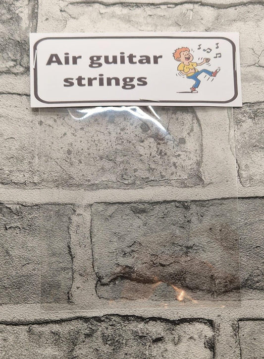 🎸 Air Guitar Strings – The Perfect Gift for the Rockstar Who Plays… Nothing!
