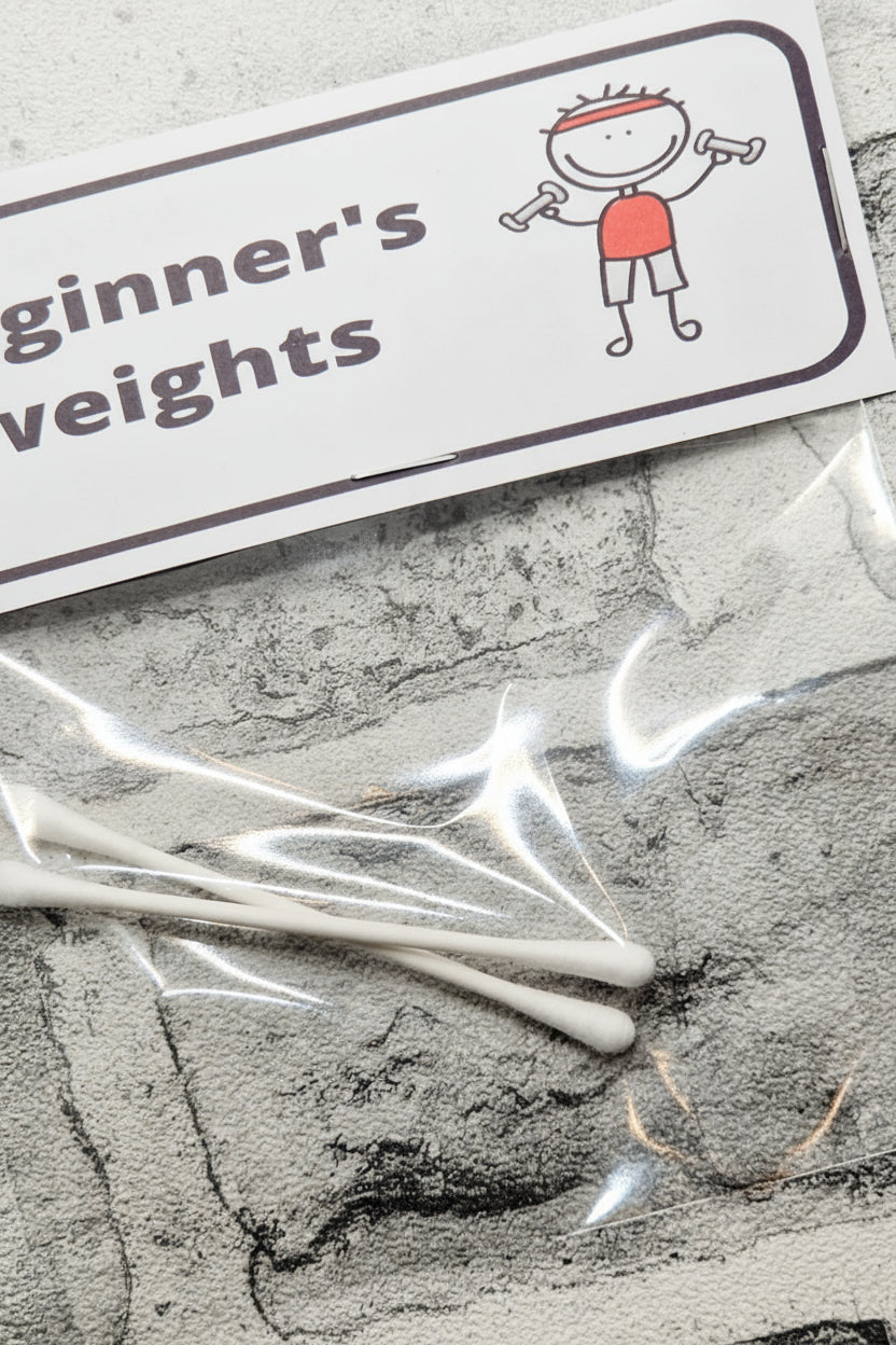 🏋️‍♀️ Beginner’s Weights – Funny Joke Gift for Gym Lovers & Couch Potatoes