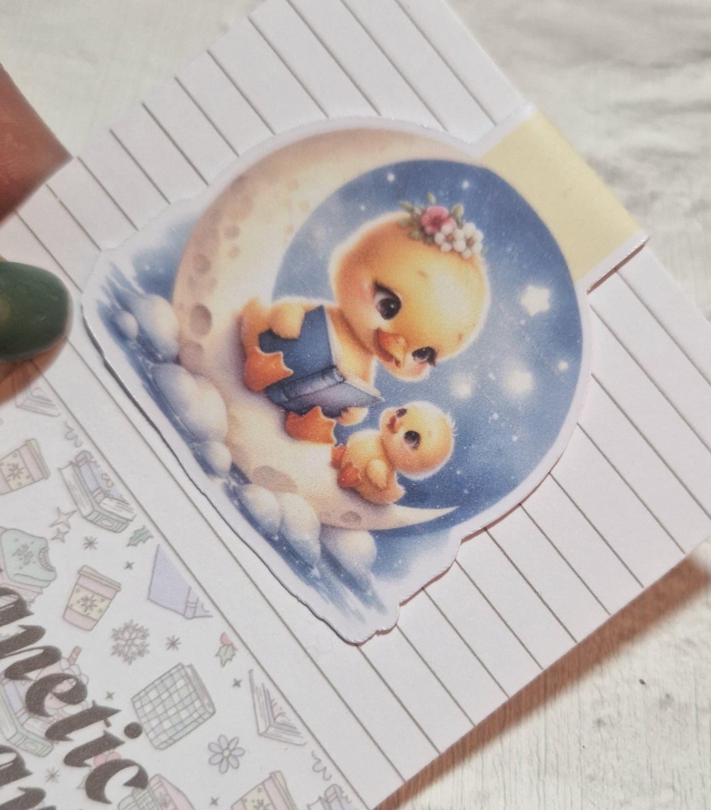 🦆 Mum and Baby Duck Magnetic Bookmark – Cute, Practical & Perfect for Book Lovers