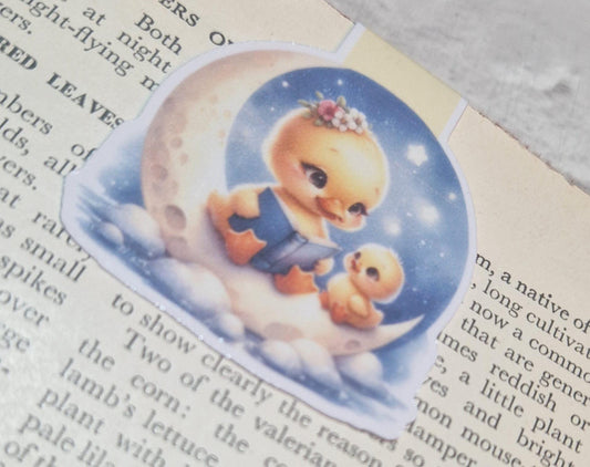 🦆 Mum and Baby Duck Magnetic Bookmark – Cute, Practical & Perfect for Book Lovers