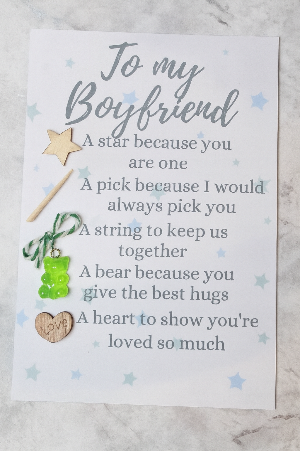 Husband “I Love You” Gift – Romantic Token of Love &amp; Appreciation