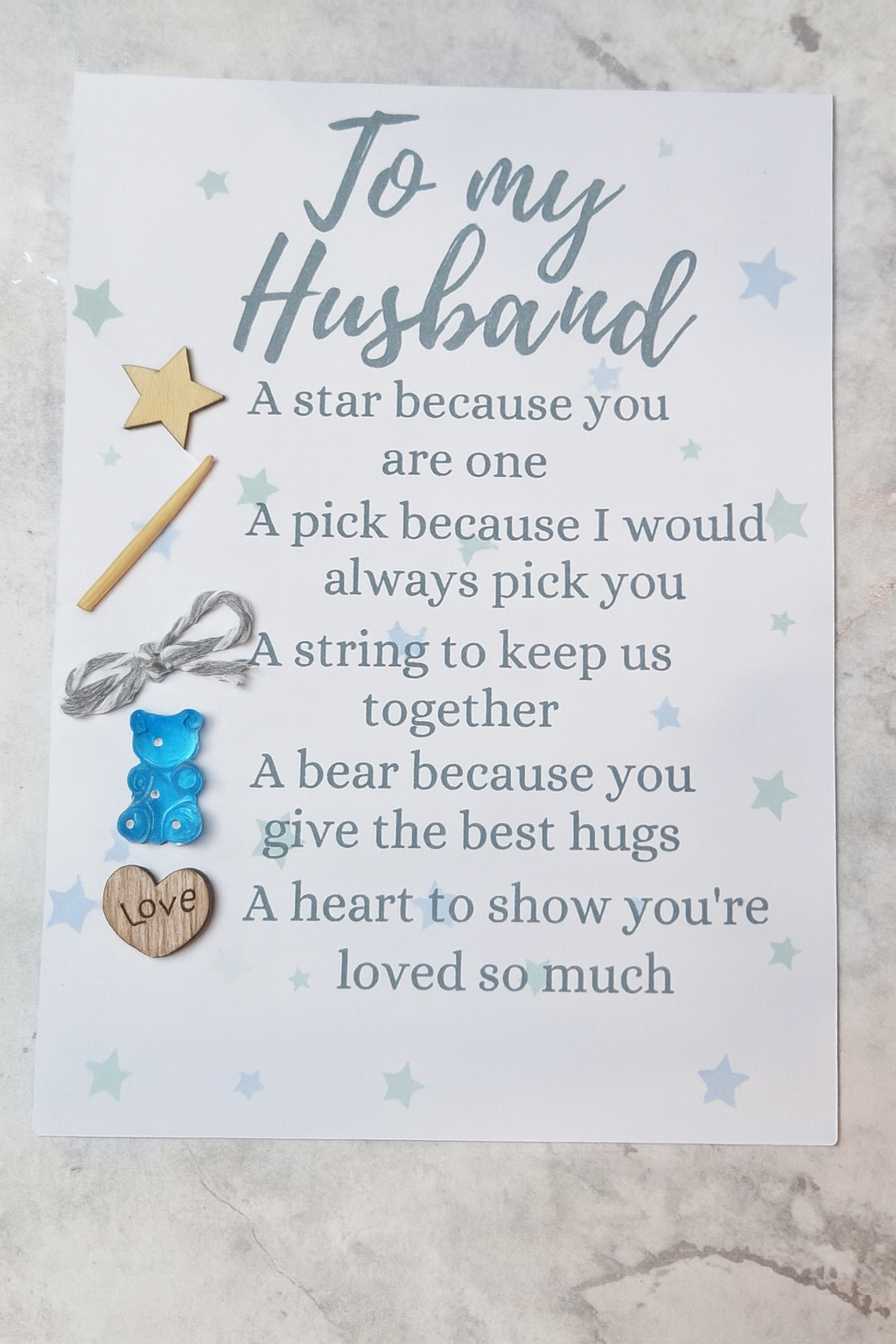 Husband “I Love You” Gift – Romantic Token of Love &amp; Appreciation