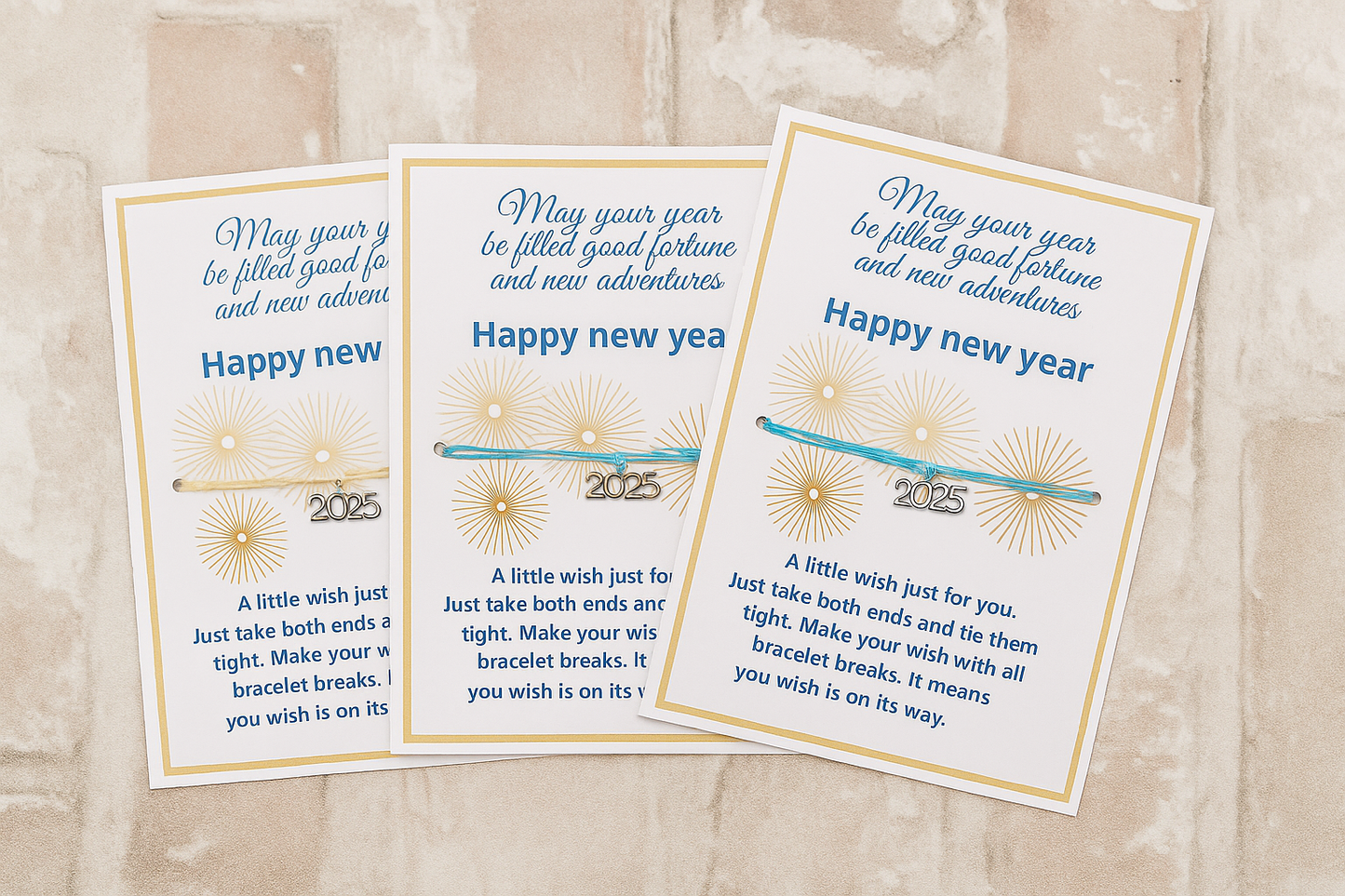 🎆 Happy New Year Wish Bracelet – A Fresh Start for 2026