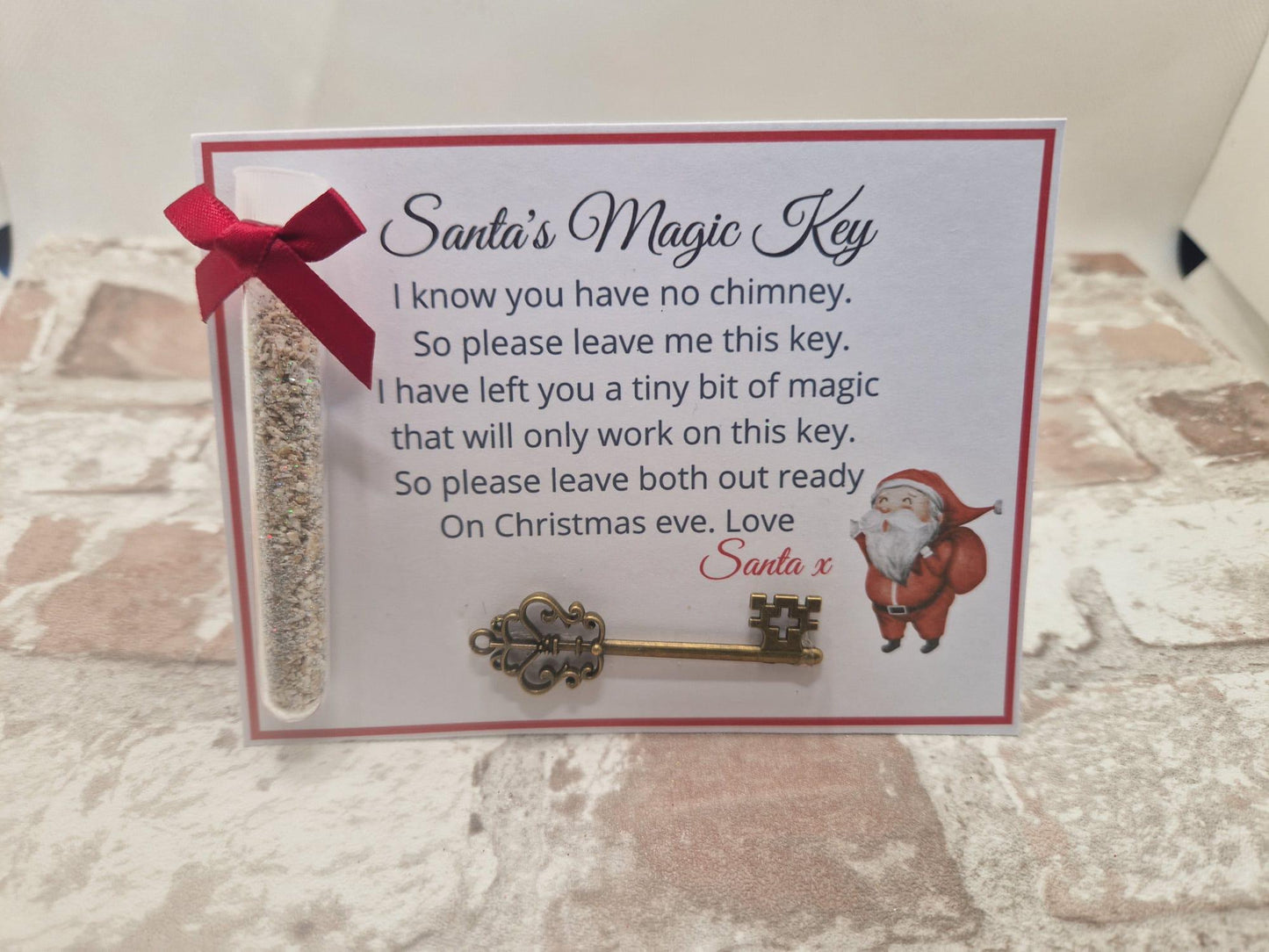 Santa’s Magic Key with Special Dust – Eco-Friendly Christmas Keepsake