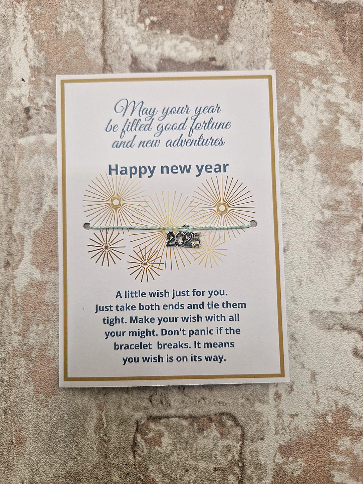 🎆 Happy New Year Wish Bracelet – A Fresh Start for 2026