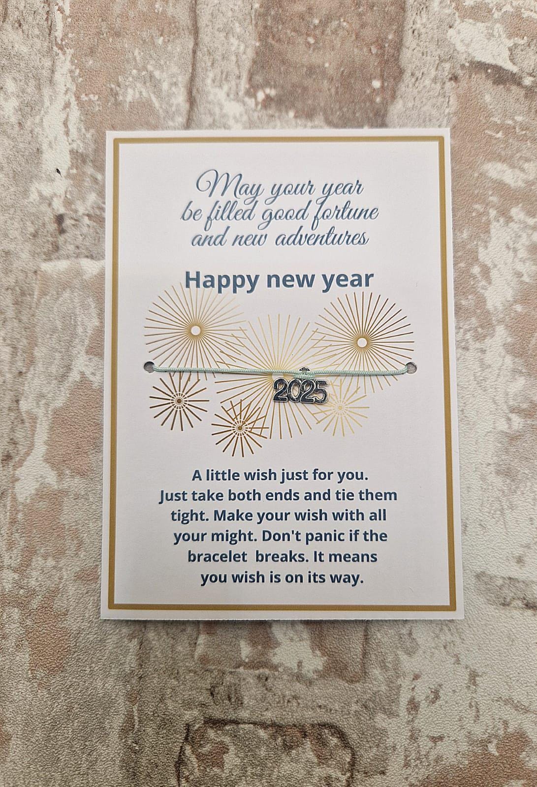 🎆 Happy New Year Wish Bracelet – A Fresh Start for 2026