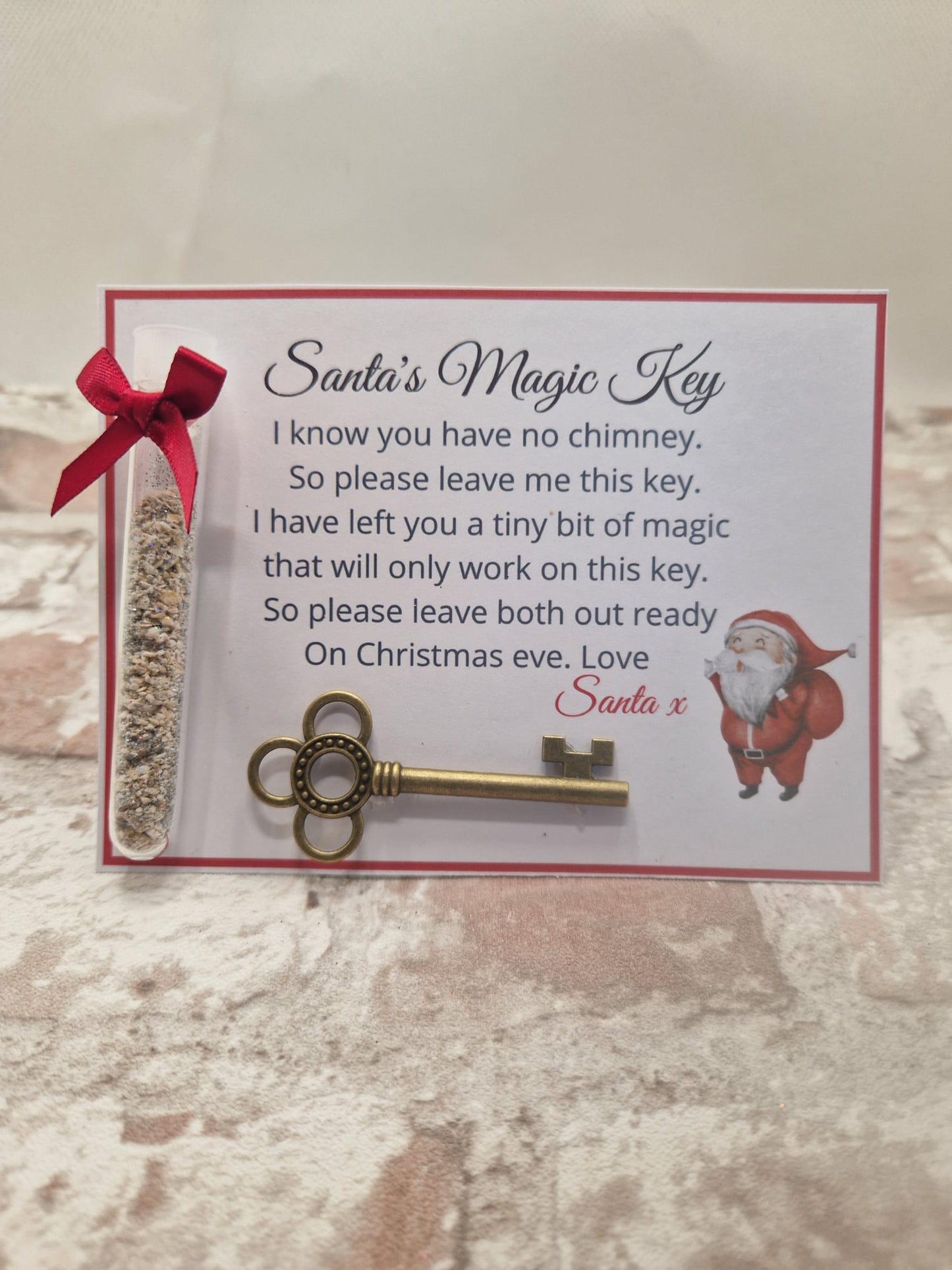 Santa’s Magic Key with Special Dust – Eco-Friendly Christmas Keepsake