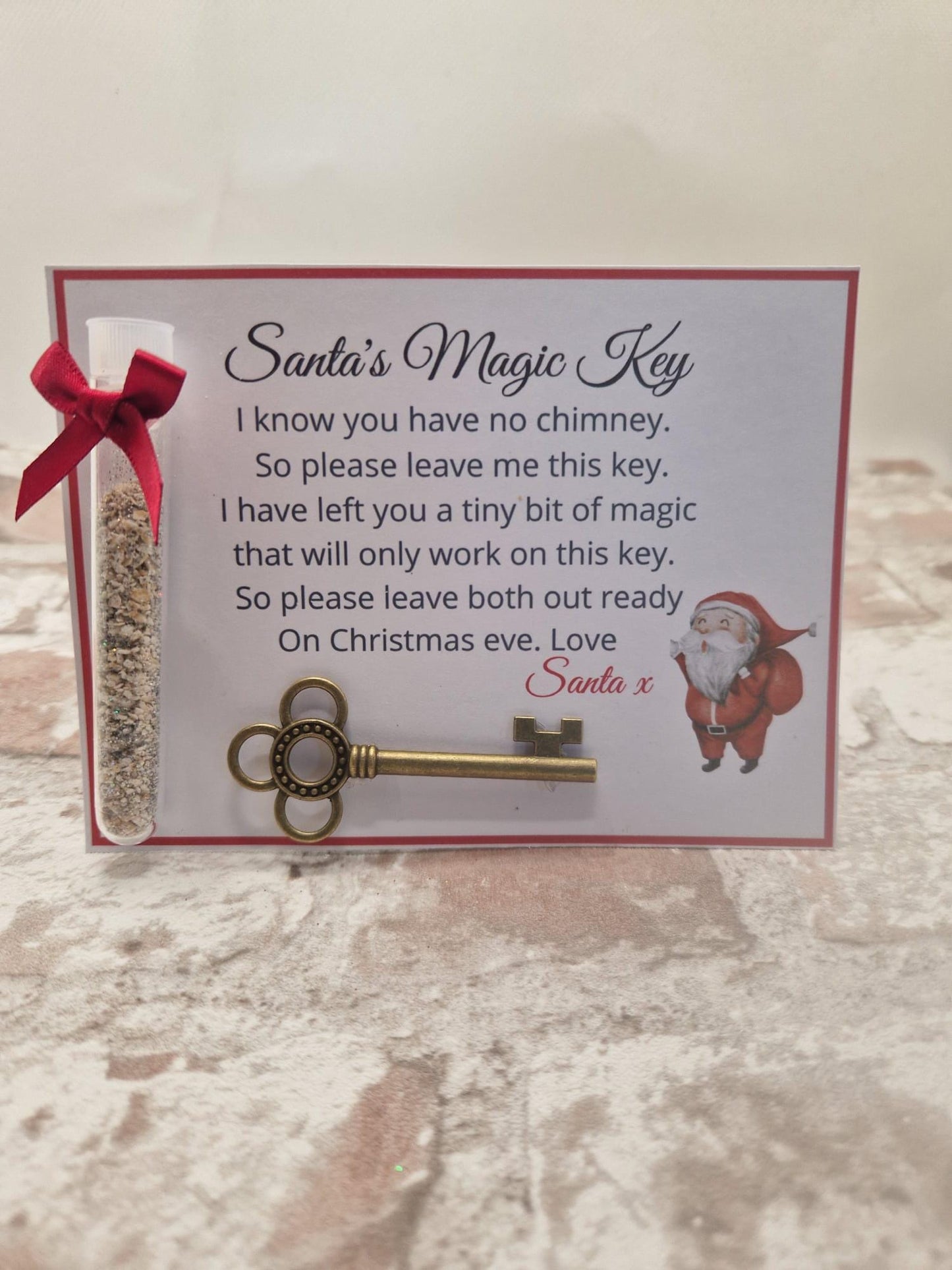 Santa’s Magic Key with Special Dust – Eco-Friendly Christmas Keepsake