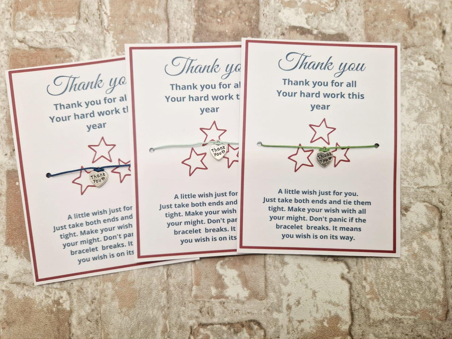 🌸 Thank You Wish Bracelet – A Thoughtful Way to Say Thanks