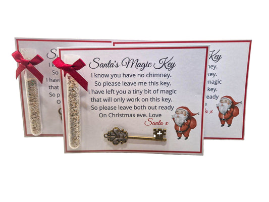 Santa’s Magic Key with Special Dust – Eco-Friendly Christmas Keepsake