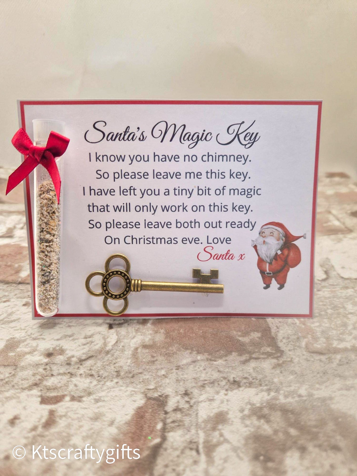 Santa’s Magic Key with Special Dust – Eco-Friendly Christmas Keepsake