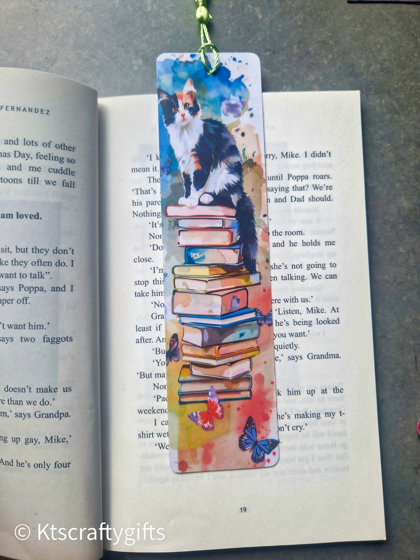 🐾 Cat Lover Bookmarks – Cute Laminated Bookmarks for Readers & Feline Fans
