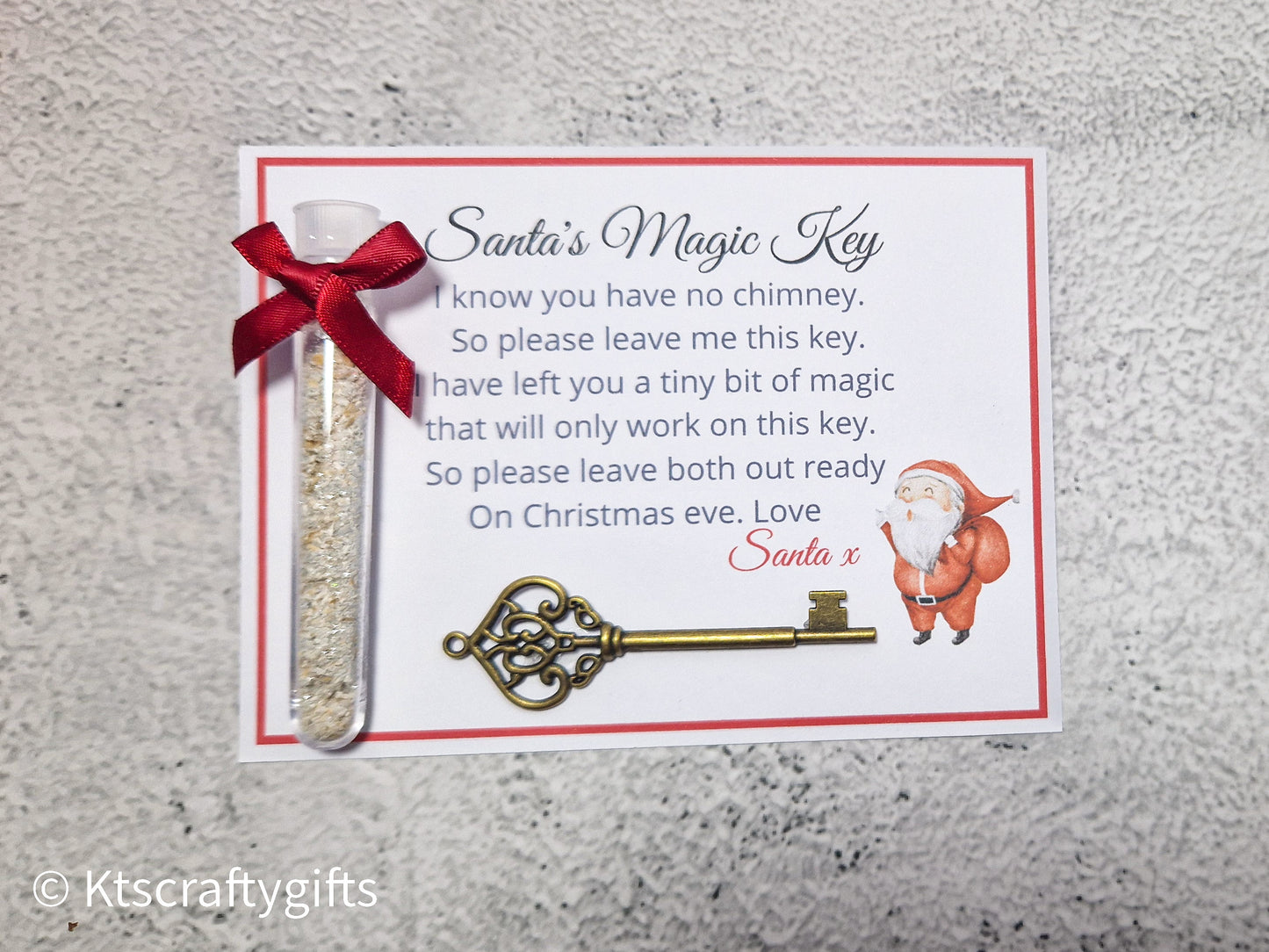 Santa’s Magic Key with Special Dust – Eco-Friendly Christmas Keepsake